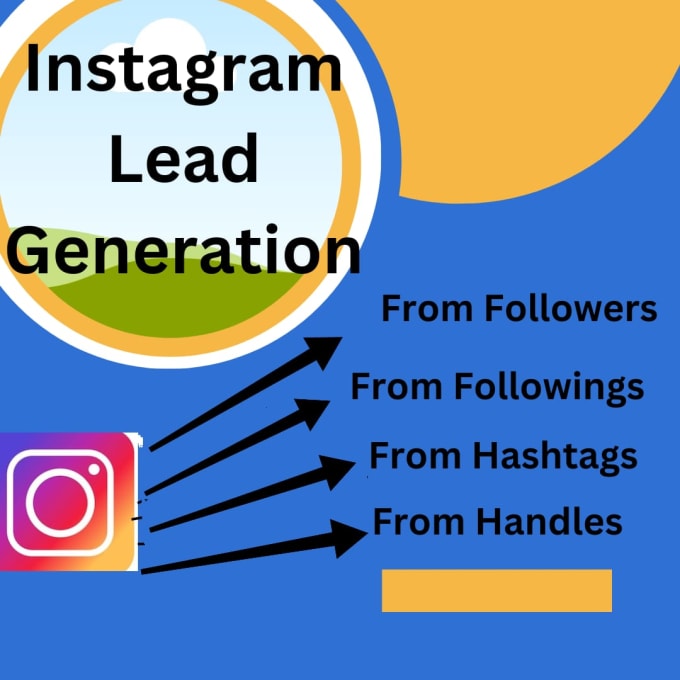 Gig Preview - Get business leads, b2b and influencer leads from instagram