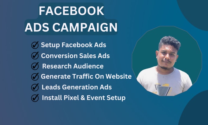 Gig Preview - Setup and run facebook ads for you