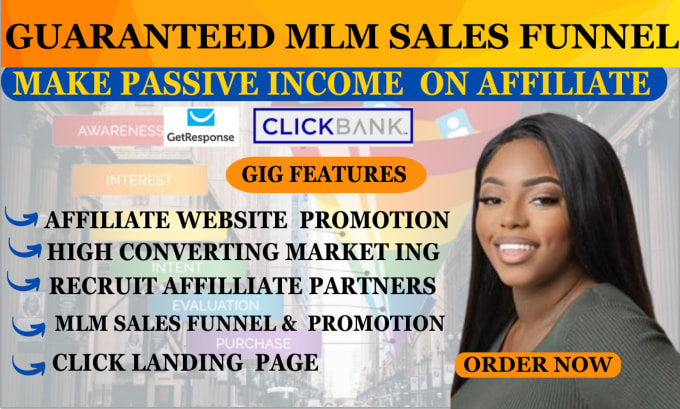 Gig Preview - Set up MLM sales funnel and mlm leads gen