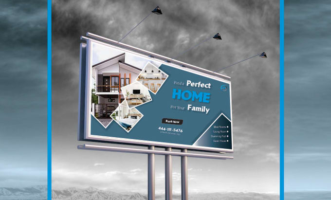 Gig Preview - Design real estate billboard banner