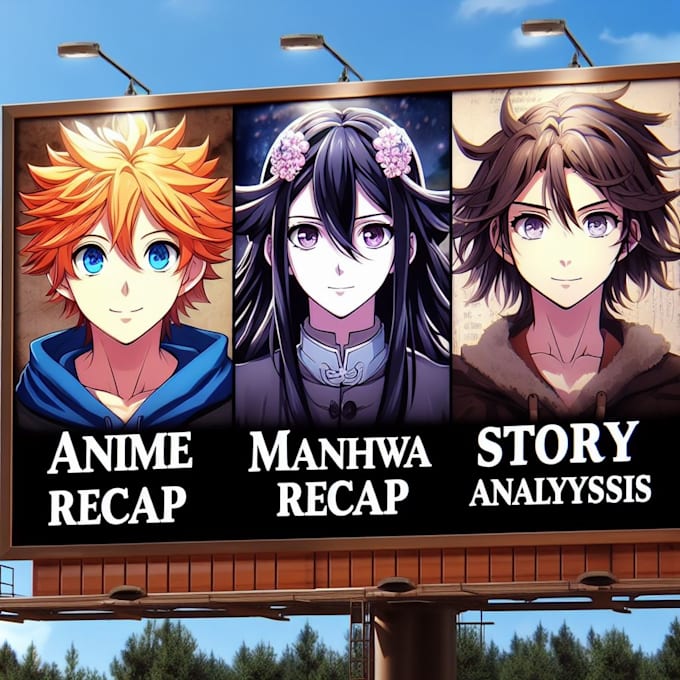 Gig Preview - Write recap scripts for anime, manhwa and manga recap video