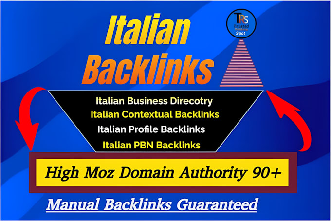 Gig Preview - Do 150 italy high domain authority dofollow seo backlinks from italian it sites