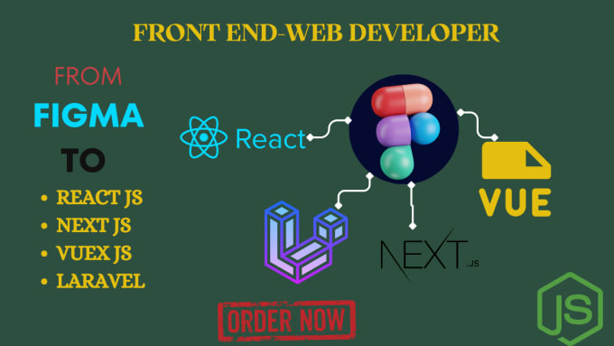 Bestseller - convert figma to next js, react js, vue js, laravel frontend web development