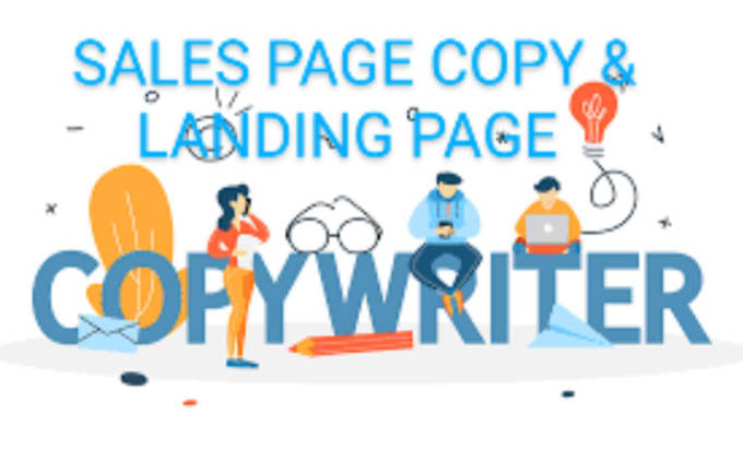 Gig Preview - Be your sales page copywriter, sales funnel, landing page