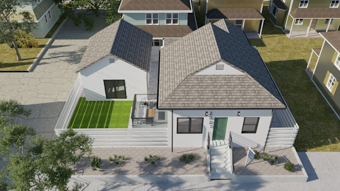 Gig Preview - Create 3d model and render exterior, interior, 3d floor plan