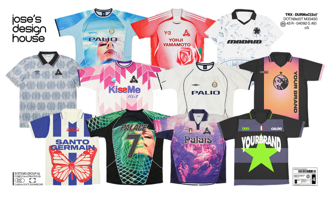 Gig Preview - Design football or soccer vintage jersey kits for fashion brand