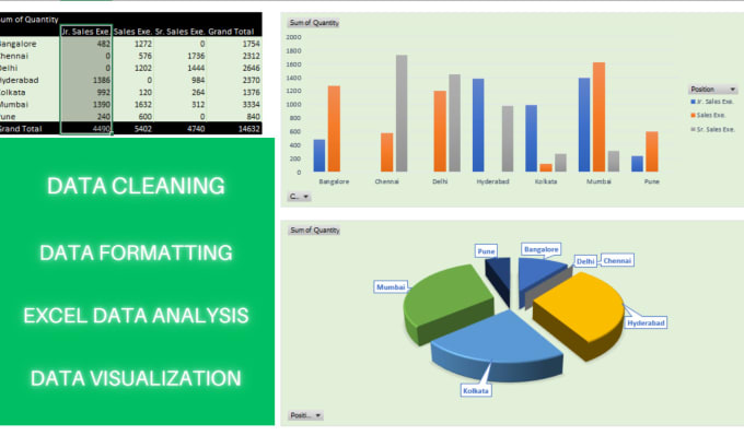 Gig Preview - Do excel data cleaning and formatting with data analysis