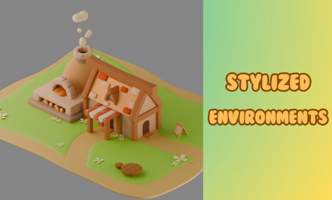 Gig Preview - Model stylized 3d assets for games and animations