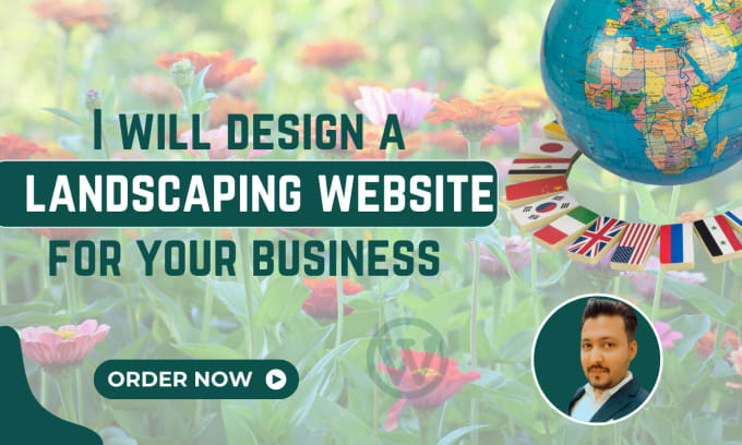 Gig Preview - Build landscaping, gardening, farming, and planting wordpress website