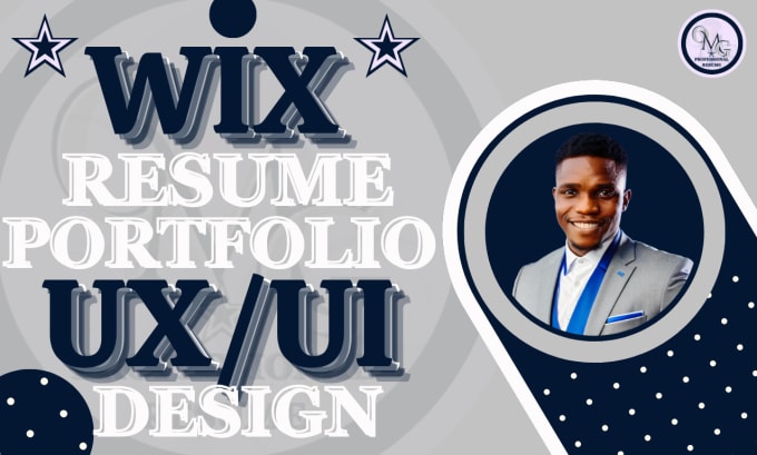 Gig Preview - Professionally design UX UI wix portfolio resume writing