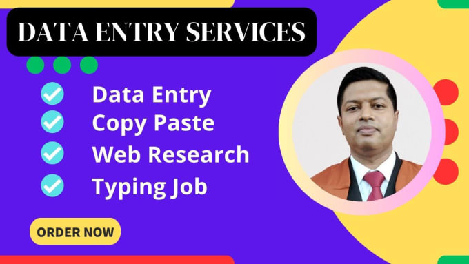 Bestseller - do data entry, web research, copy paste, excel, pdf