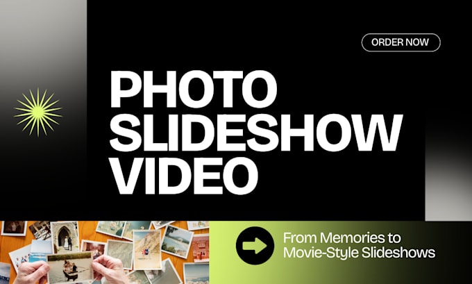 Gig Preview - Edit personalized slideshow that stands out