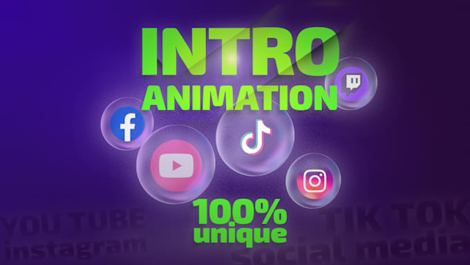 Gig Preview - Create a unique youtube intro for your brand