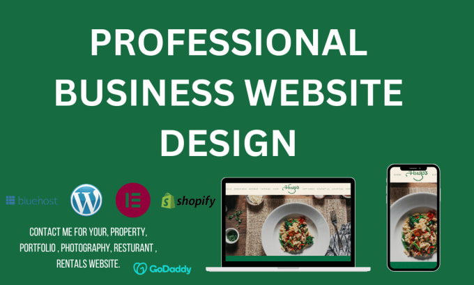 Gig Preview - Design and develop clean and modern business website