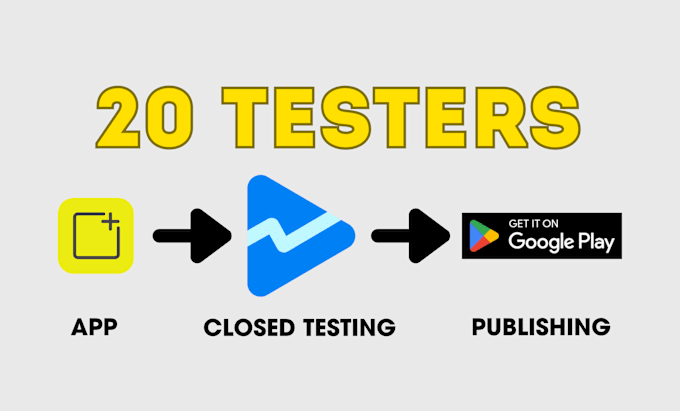 Gig Preview - Do app testing with 20 app testers for google play console closed testing