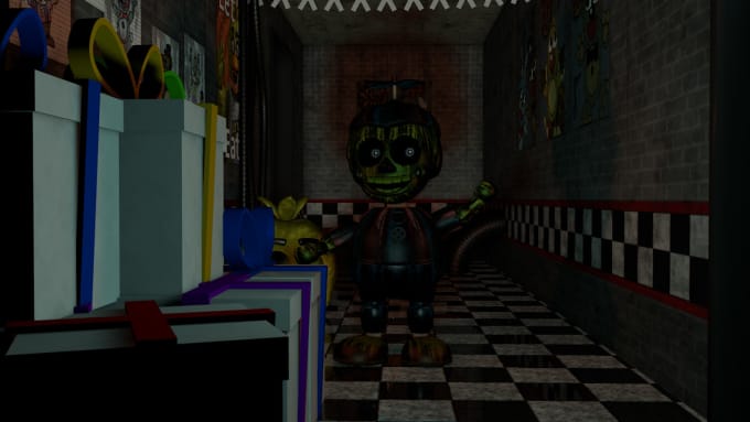 Gig Preview - Make a render of the fnaf characters