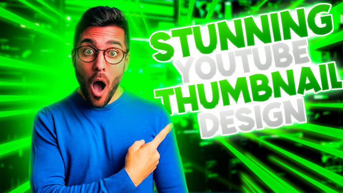 Gig Preview - Create a stunning youtube thumbnail design