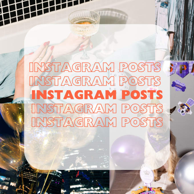 Gig Preview - Make 5 instagram posts for your business