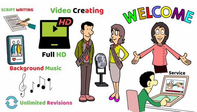 Gig Preview - Create whiteboard animation video in 24 hours