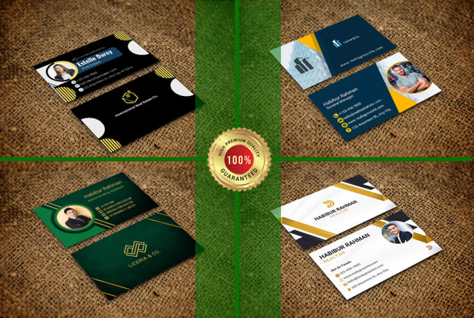 Gig Preview - Do professional real estate business card design