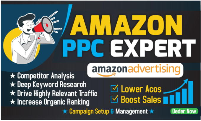 Gig Preview - Setup amazon PPC campaign , amazon fba ppc ads , amazon advertising