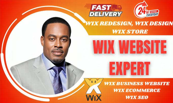 Gig Preview - Redesign wix website wix business website wix raffle website wix ecommerce store