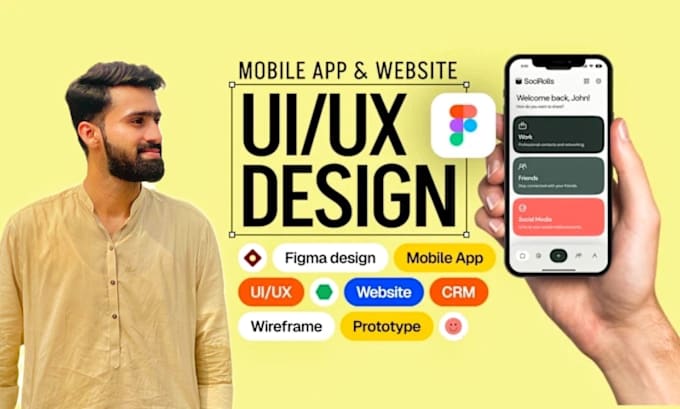 Bestseller - do ui UX design for mobile app and web using figma