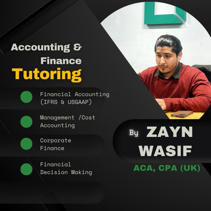 Gig Preview - Tutor you accounting, finance, economics, business management, topics or subject