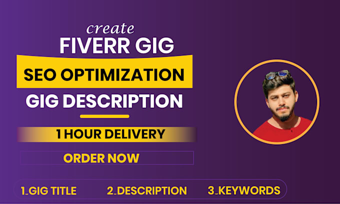 Gig Preview - Write a fiverr seo optimized gig description , profile promotion, gig thumbnails