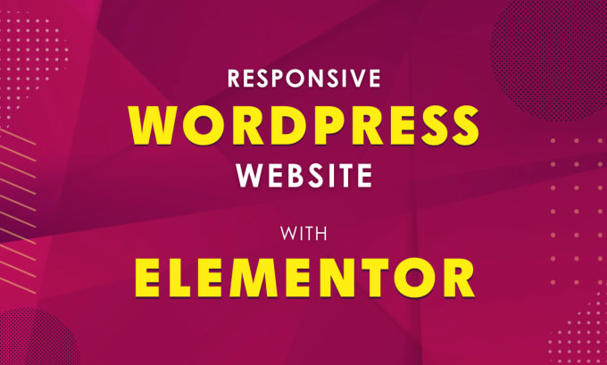 Bestseller - design a responsive wordpress website or landing page with elementor