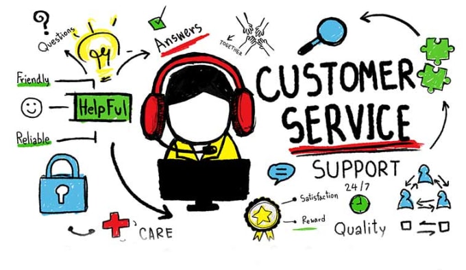 Gig Preview - Be a customer service representative, virtual receptionist