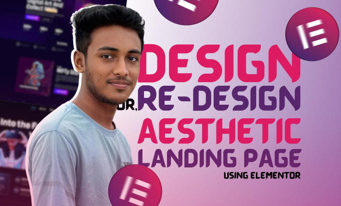 Bestseller - design or re design aesthetic landing page using elementor