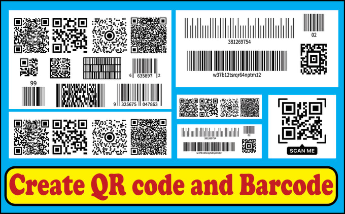 Gig Preview - Create barcode and bulk qr codes for your products