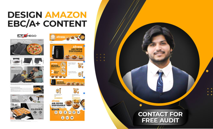 Gig Preview - Design amazon a content ebc amazon listing images and design storefront