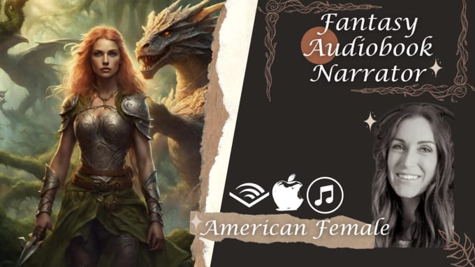 Gig Preview - Narrate edit and format your fantasy audiobook for acx and audible