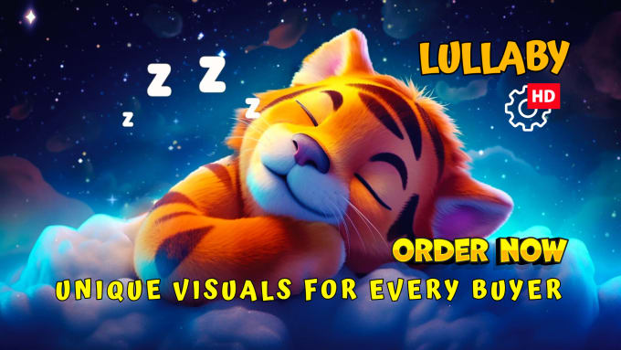 Gig Preview - Create 30 lullaby sleep music videos for youtube channel