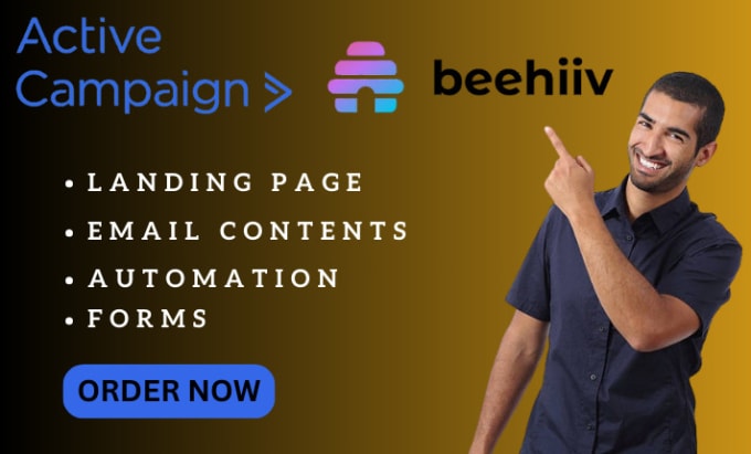 Gig Preview - Write email content with activecampaign beehiiv newsletter