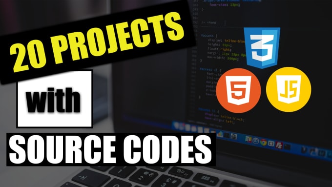 Gig Preview - Send you 20 web projects source codes html css javascript