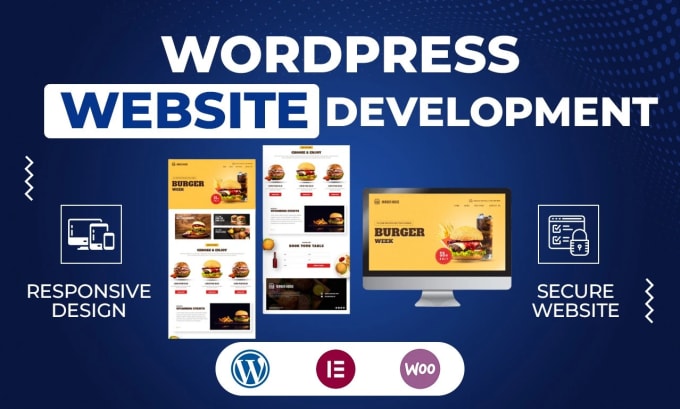 Gig Preview - Build responsive wordpress website design, redesign or website development