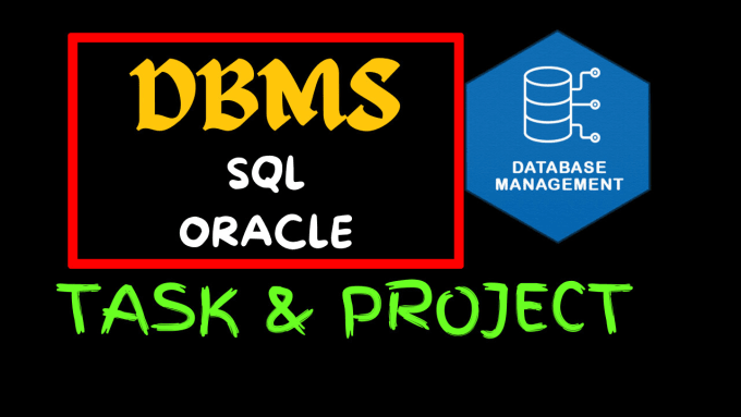 Gig Preview - Help dbms services erd, sql server, queries, relational algebra