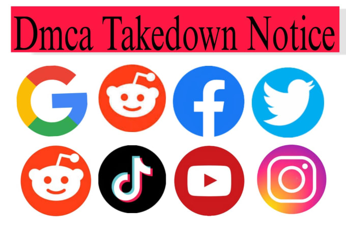 Gig Preview - Remove copyright takedown notice tiktok,fb,google,ig,yt,reddit under dmca