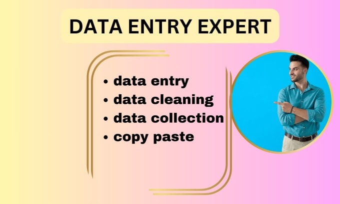 Gig Preview - Do excel data entry data cleaning and formatting copy paste task