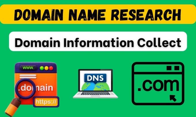 Gig Preview - Research new and expired domain name or info gather domain, company