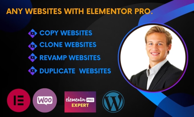 Gig Preview - Copy, clone, revamp or duplicate any websites with elementor pro