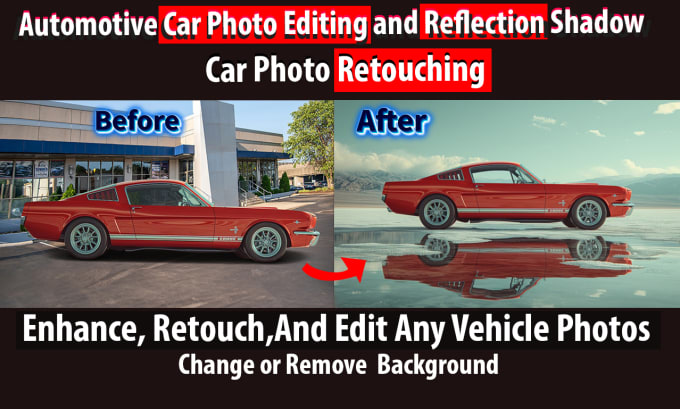 Gig Preview - Do car photo editing and car background removal service