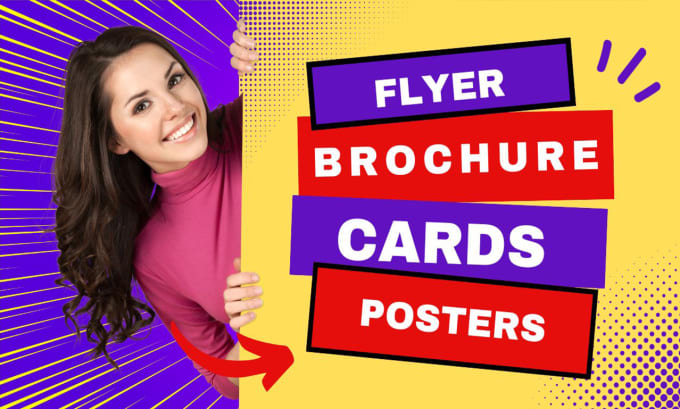 Gig Preview - Provide professional flyer, brochure and poster  design services