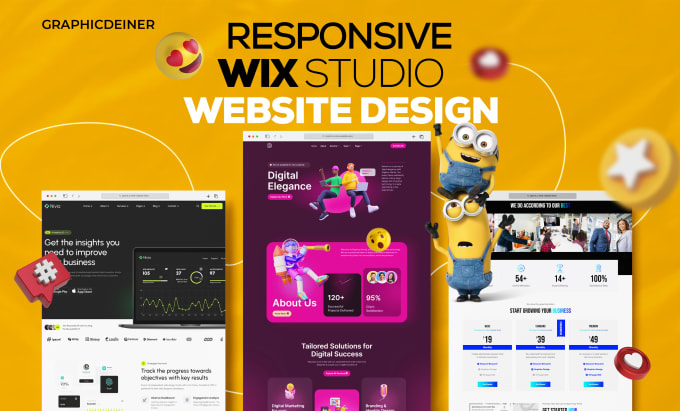 Gig Preview - Design wix website wix studio website design wix website design redesign wix