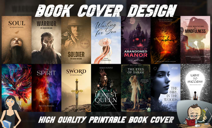 Gig Preview - Design a printable book cover