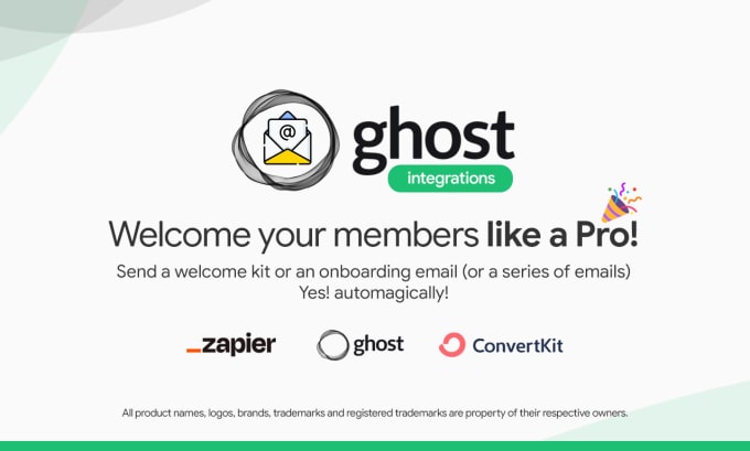 Gig Preview - Setup automated custom welcome emails for ghost cms