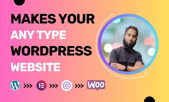 Gig Preview - Redesign or build responsive wordpress website design website development